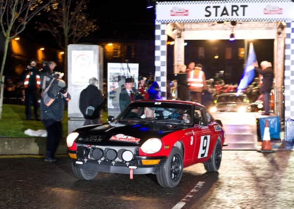 Racers gather in Paisley to prepare for the Monte Carlo Classic Car Rally. Picture: Wattie Cheung