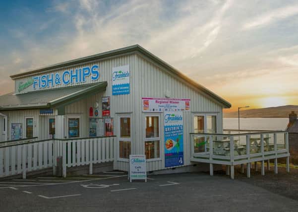 Frankie's Fish & Chips in Brae, Shetland has been named the best in Scotland. Picture: Contributed
