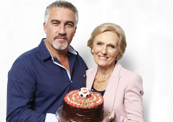 Bake Off hosts Paul Hollywood and Mary Berry. Picture: BBC