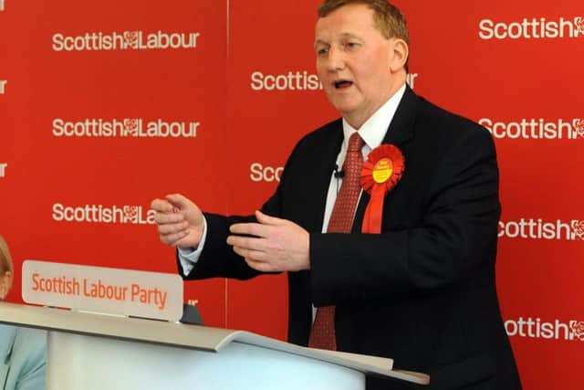Scottish Labour's Alex Rowley has won the Cowdenbeath by-election. Picture: Ian Rutherford