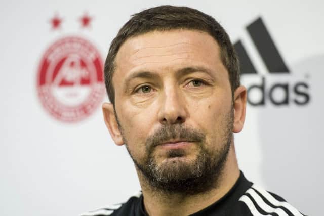 Aberdeen boss Derek McInnes is keen to stretch the Dons' lead over Motherwell. Picture: SNS