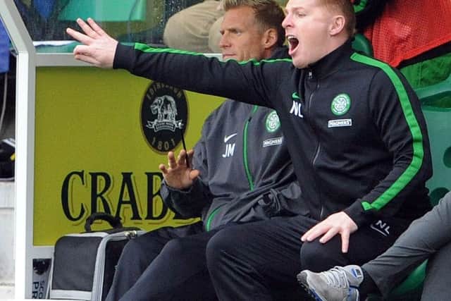 Neil Lennon says there is a gulf in standards between the Premiership and lower leagues. Picture: Ian Rutherford