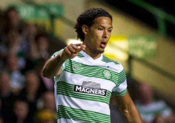 After a difficult start at Celtic, Dutchman Virgil van Dijk has become a hot property. Picture: SNS