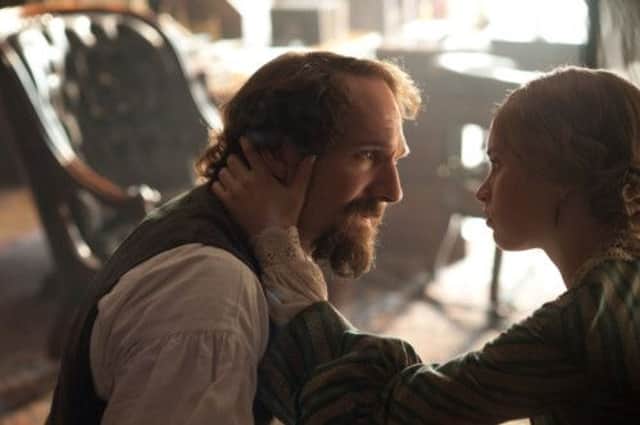 Fiennes directed the film, in which he plays Charles Dickens, with Felicity Jones as Nelly Ternan. Picture: Contributed