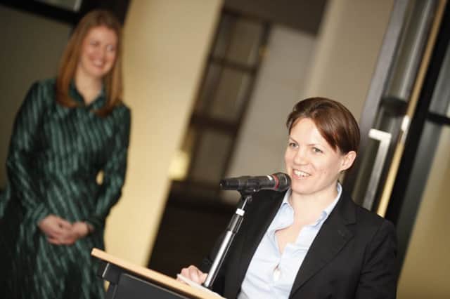 Emma Little welcomes guests to ExecSpaces west coast extravaganza in Glasgow last week
