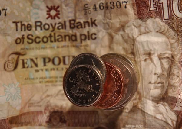 One in three Scots put no money into savings in the last quarter, according to new data. Picture: TSPL