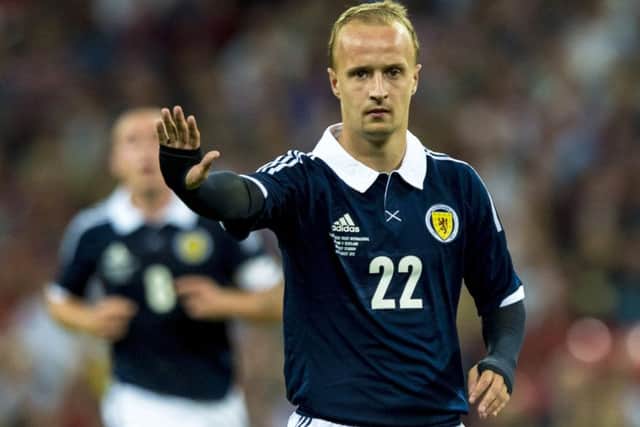 Leigh Griffiths in action for Scotland. Picture: SNS