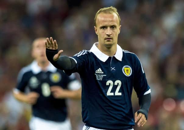 Leigh Griffiths in action for Scotland. Picture: SNS