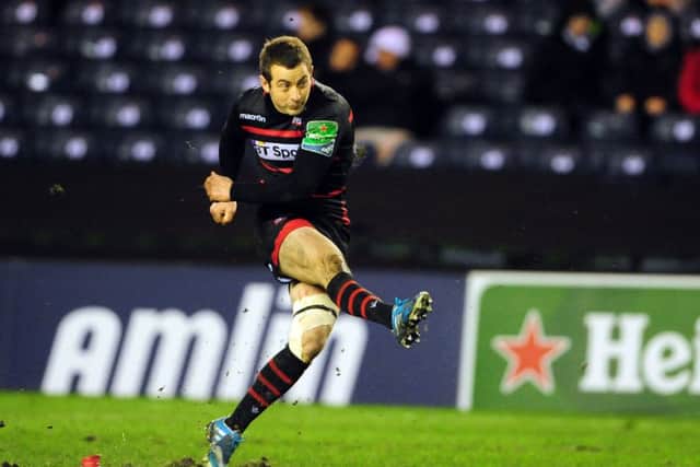 After Greig Laidlaw put Edinburgh in the lead against Munster, the team disappointed. Picture: Ian Rutherford