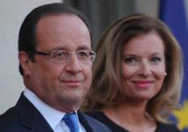 Finished: François Hollande and Valerie Trierweiler. Picture: Getty
