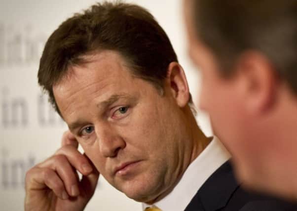 Nick Clegg styled himself as a politician of openness and decency. Picture: Getty