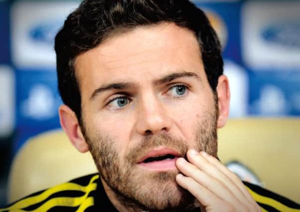 Jaun Mata hopes the move to Old Trafford can cement his place in the Spanish squad. Picture: AFP/Getty