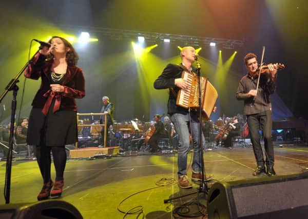 Celebrating 30 years of Capercaillie, the band were in fine form. Picture: Donald MacLeod