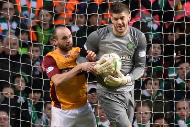 Fraser Forster: Like a big crane. Picture: SNS