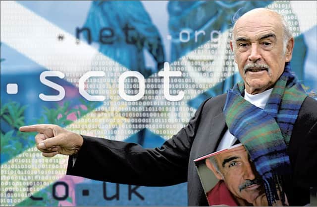 Actor Sir Sean Connery is a big fan of .scot domain. Picture: Donald MaCLeod