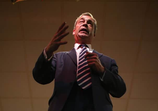 Ukip leader Nigel Farage. Picture: Getty