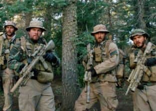 Taylor Kitsch, Mark Wahlberg, Ben Foster and Emile Hirsch in Lone Survivor. Picture: Complimentary
