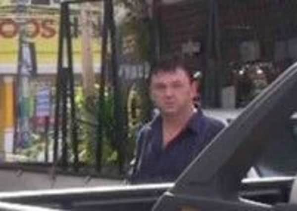 Brian Goudie outside a pub in Pattaya, Thailand, where he is accused of running a fake law firm. Picture: Andrew Drummond