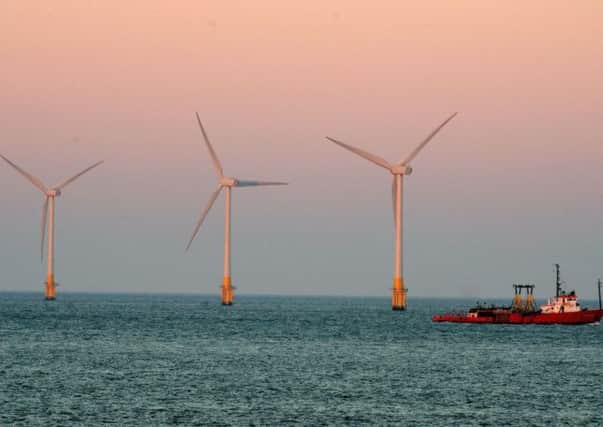 Offshore wind farms, save for the likes of Donald Trump, are much less controversial. Picture: Getty