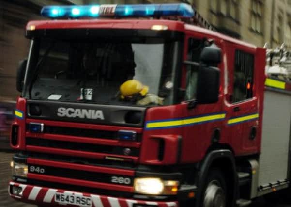 Four fire engines attended the blaze. Picture: Rob McDougall