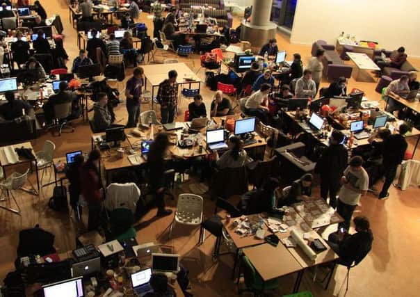 Developers gather for this year's Glasgow chapter of the Scottish Game Jam. Picture: Scottish Game Jam