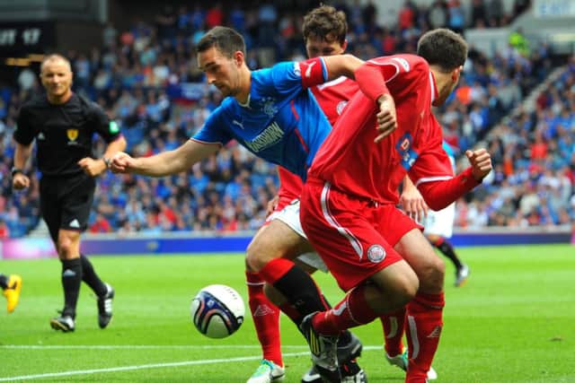 Lee Wallace in action for Rangers against Brechin City. Picture: Robert Perry