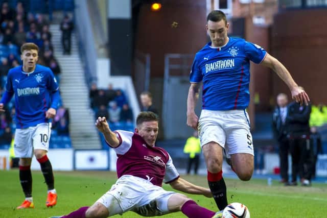Lee Wallace in action for Rangers. Picture: SNS