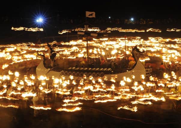 The Up Helly Aa Viking festival. Picture: Getty