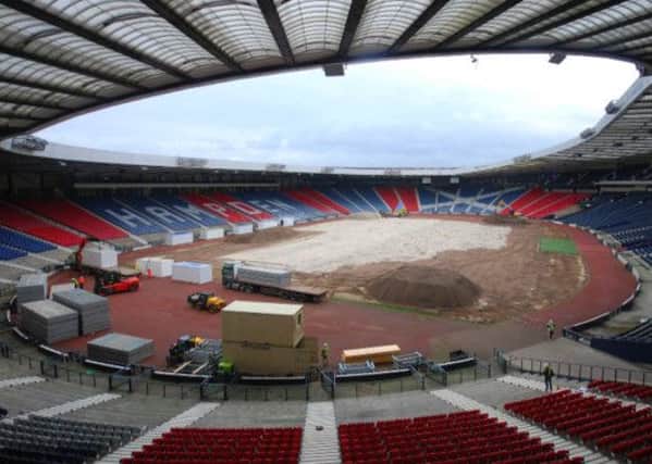 Hampden is currently being redeveloped ahead of the Games. Picture: Contributed