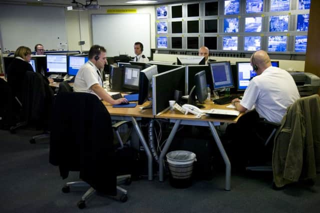 Police control rooms across Scotlanand face cuts. Picture: Ian Georgeson