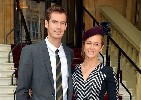 Andy Murray and Kim Sears. Picture: PA