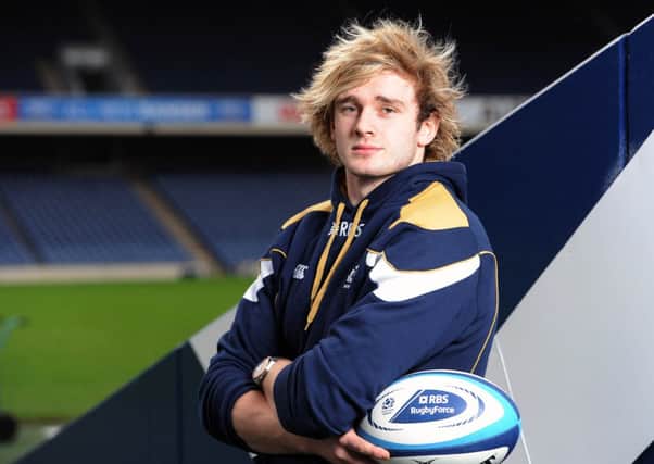 Richie Gray has a fight on his hands for a Scotland starting berth. Picture: Ian Rutherford