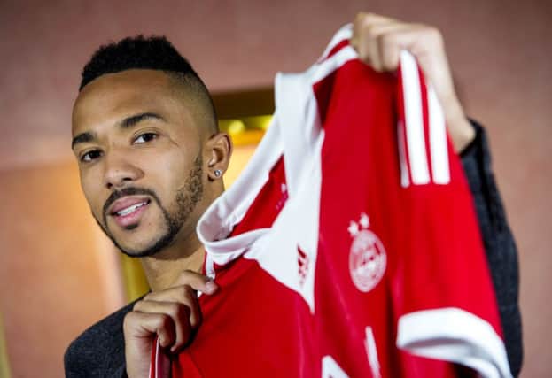 Shaleum Logan looks set to wear the red shirt for the first time at Tynecastle. Picture: SNS