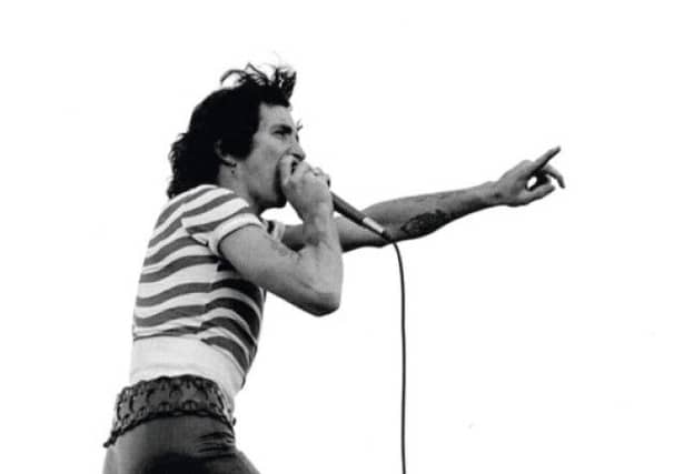 AC/DC frontman Bon Scott, who was born in Kirriemuir. Picture: Complimentary