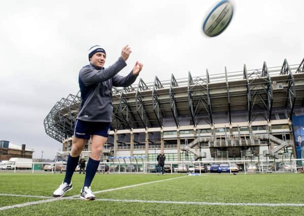 Scotland stand-off Duncan Weir faces a big test of his character and ability in Dublin tomorrow. Picture: SNS