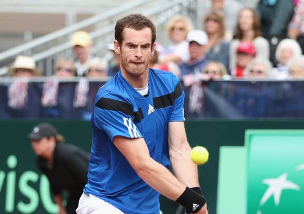 Andy Murray: Looked fresh and fit. Picture: Getty