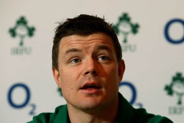 Scotland face Brian ODriscoll for the last time tomorrow, 14 years after his breakthrough. Picture: PA