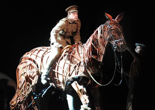 War Horse, at the Edinburgh Festival Theatre. Picture: Jane Barlow
