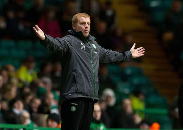 Neil Lennon accused Aberdeen fans of throwing missiles at him but denied there had been a sectarian element. Picture: SNS