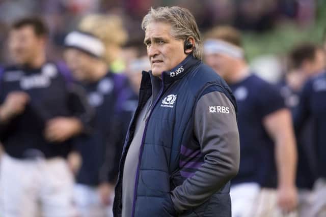 Scott Johnson highlighted Irelands try at the end of the first half as the significant moment. Picture: SNS/SRU