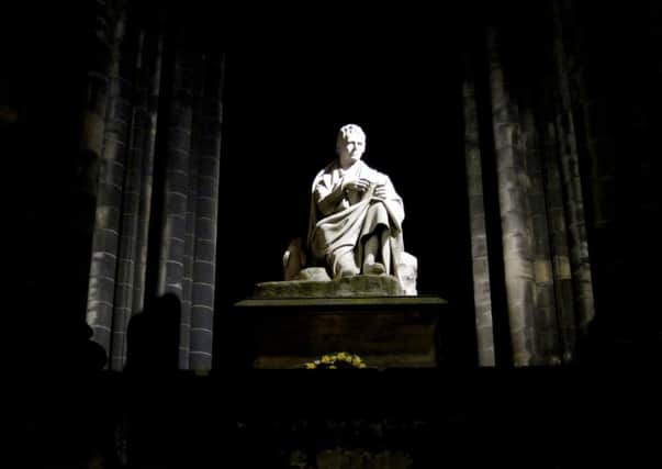 Statue of Walter Scott and Maida by Sir John Steele. Picture: CC