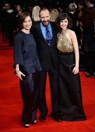 Actress Kristin Scott Thomas, actor and director Ralph Fiennes and actress Felicity Jones attend "The Invisible Woman" UK Premiere. Picture: Getty