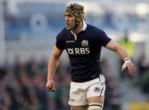 Kelly Brown, who grew up as a skilful No 8, suffered at openside in Dublin. Picture: SNS