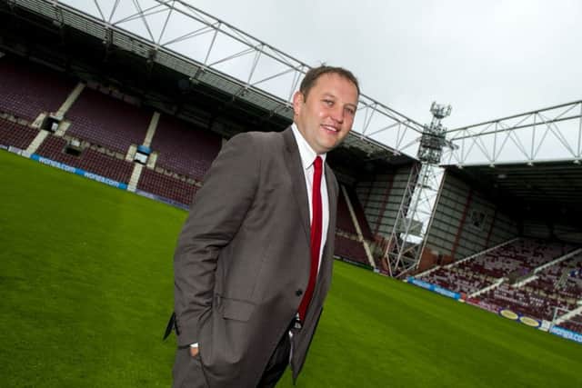 Foundation of Hearts chairman Ian Murray is delighted with the progress. Picture: SNS