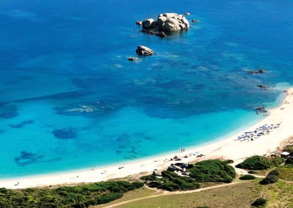 La Licciola beach from the air. Picture: Contributed