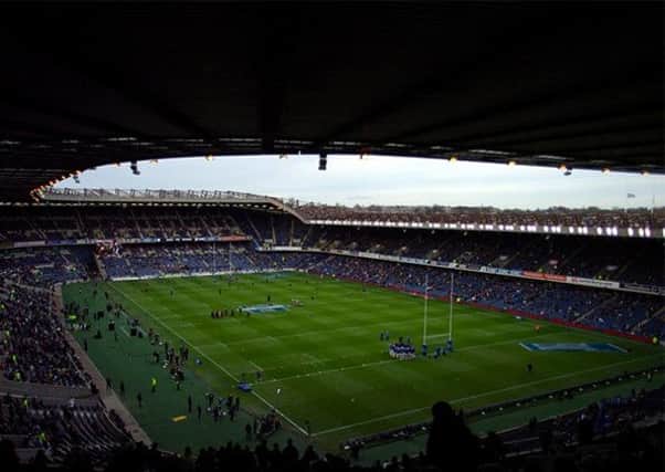 Murrayfield Stadium, which will have a hybrid grass park from next season. Picture: Complimentary