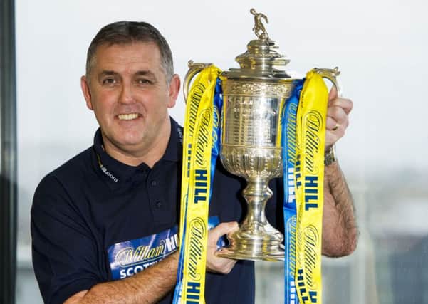 Owen Coyle was promoting this weekend's William Hill Scottish Cup Fifth Round. Picture: SNS