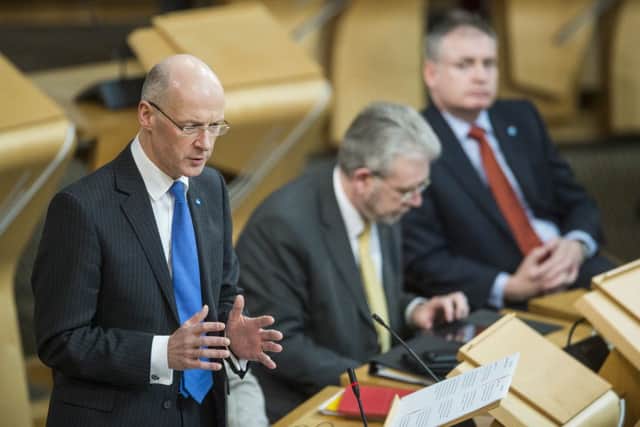 John Swinney has called for backing for his budget. Picture: PA