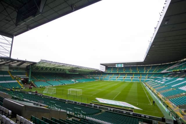 Celtic Park will host the Scottish League Cup final next month. Picture: PA