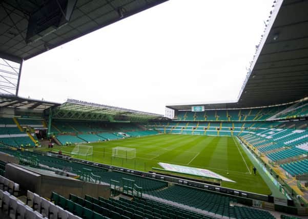 Celtic Park will host the Scottish League Cup final next month. Picture: PA